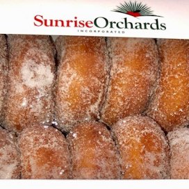 Sunrise Orchards apple cider donuts.  That's what we're known for!