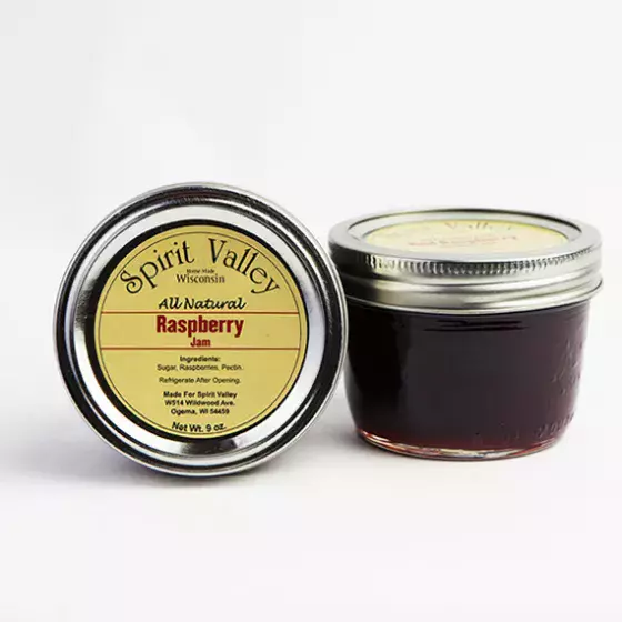 Spirit Valley Red Raspberry Jam-9oz