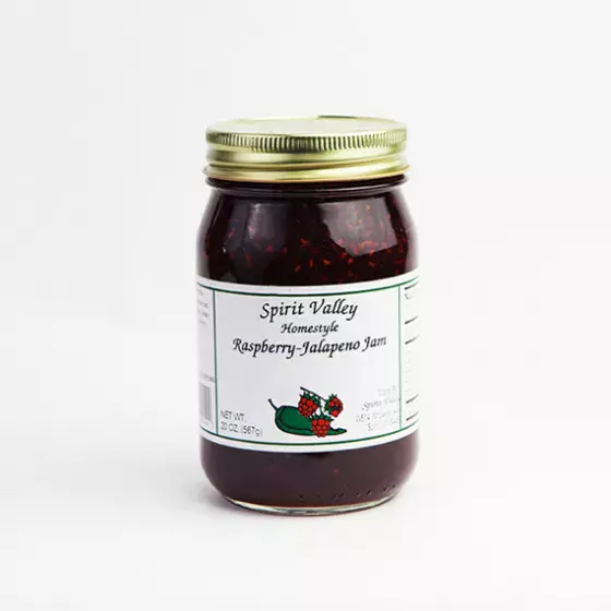 Spirit Valley Raspberry Jalapeno Jam-20oz