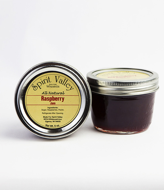 Spirit Valley Red Raspberry Jam-9oz