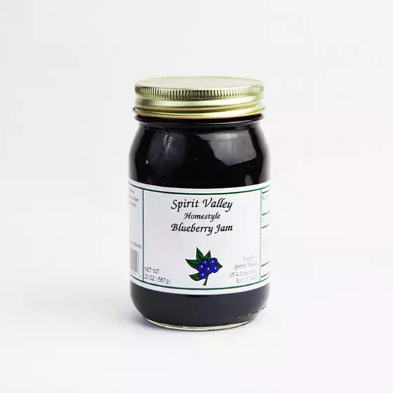 Spirit Valley Blueberry Jam-20oz