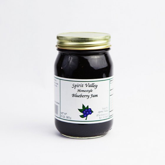 Spirit Valley Blueberry Jam-20oz