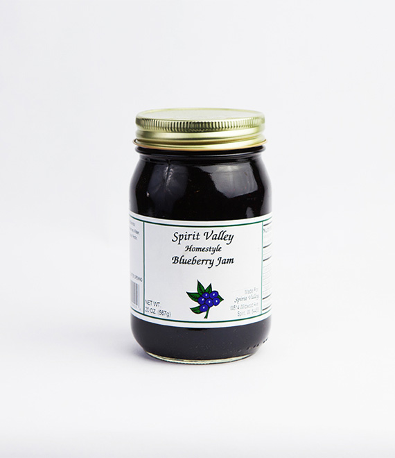 Spirit Valley Blueberry Jam-20oz