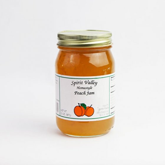 Spirit Valley Peach Jam-20oz