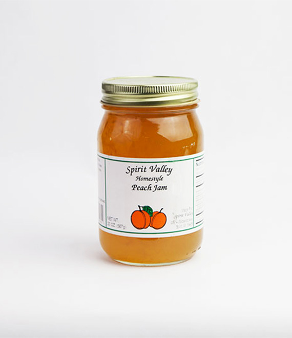 Spirit Valley Peach Jam-20oz