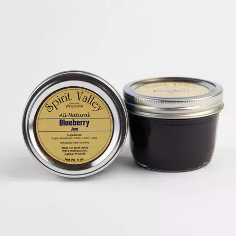 Spirit Valley Blueberry  Jam 9oz