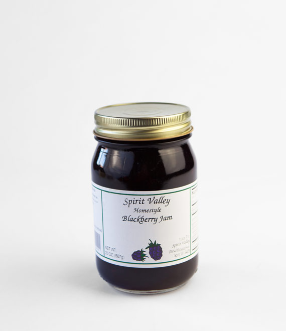 Spirit Valley Blackberry Jam-20oz