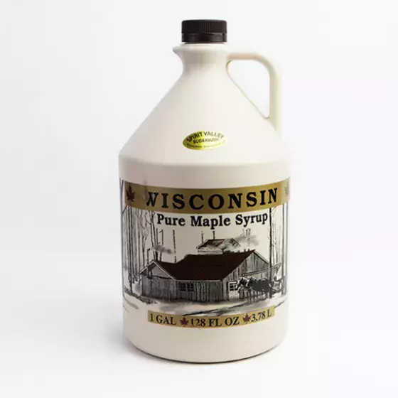 Spirit Valley Wisconsin 100% Pure Maple Syrup-128 oz.