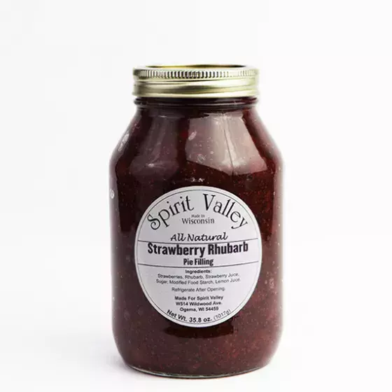 Spirit Valley Strawberry Rhubarb Pie Filling–35.8 oz