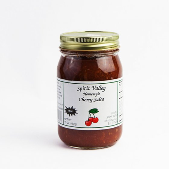 Spirit Valley Homestyle Mild Cherry Salsa- 17 oz.