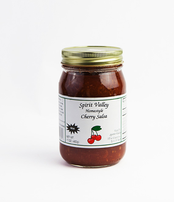 Spirit Valley Homestyle Mild Cherry Salsa- 17 oz.