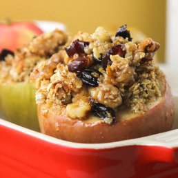 Apple Crisp Stuffed Apples