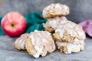 Aunt Odie's Fresh Apple Glazed Cookies