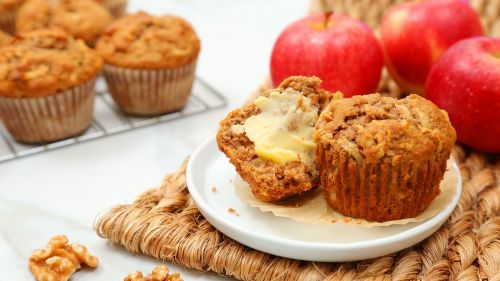 Apple Walnut Muffins