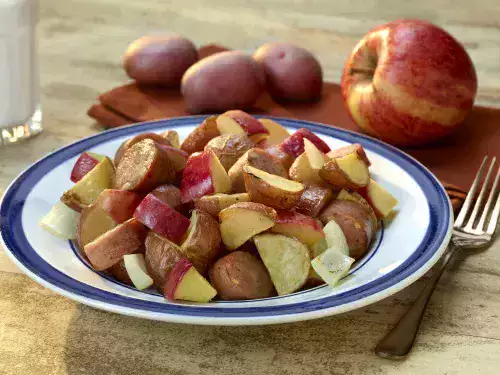 Here's a GREAT Recipe to Use  Sunrise potatoes and Apples!