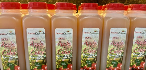 Is Sunrise Orchards Cider Pasteurized?