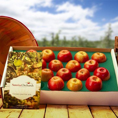 Sunrise Orchards Wisconsin Apple Gift Boxes - the Perfect Gift!