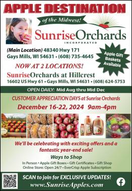 Customer Appreciation Days SALE Dec. 16-22!